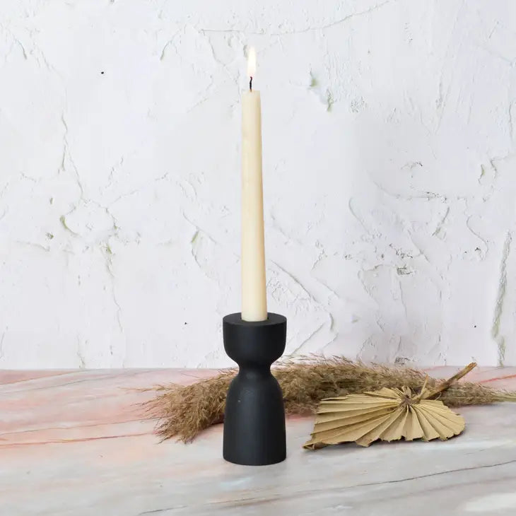 Ebony Candleholder Pairs (SALE 20% OFF)