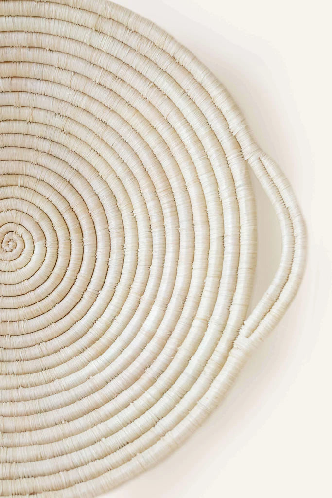 Decorative tray Double Handle Natural