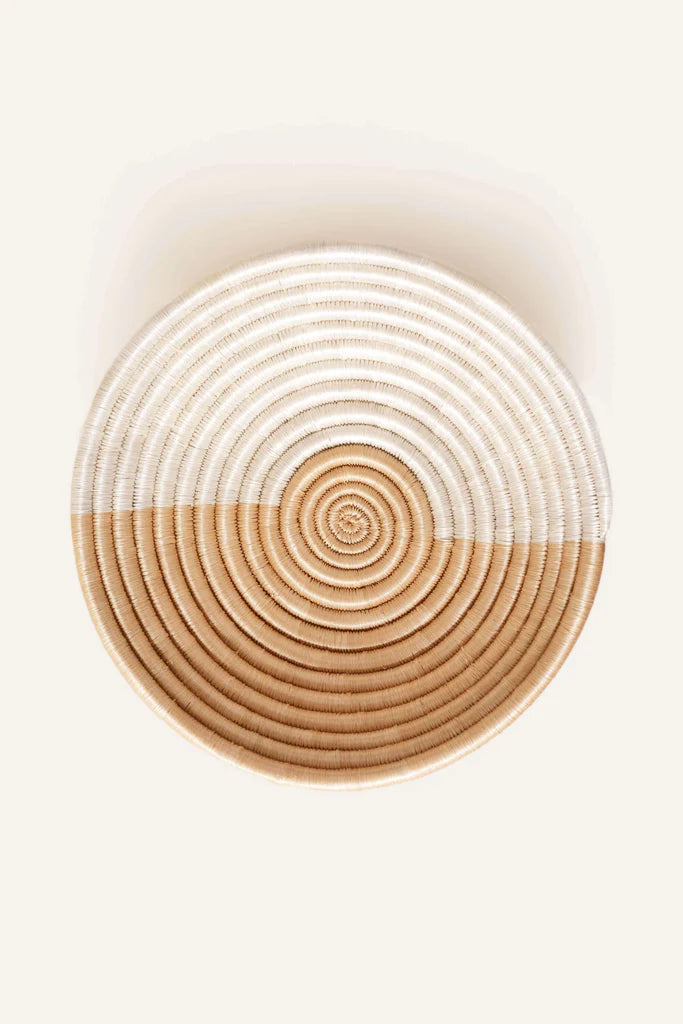 Decorative tray Azeka Plateau White