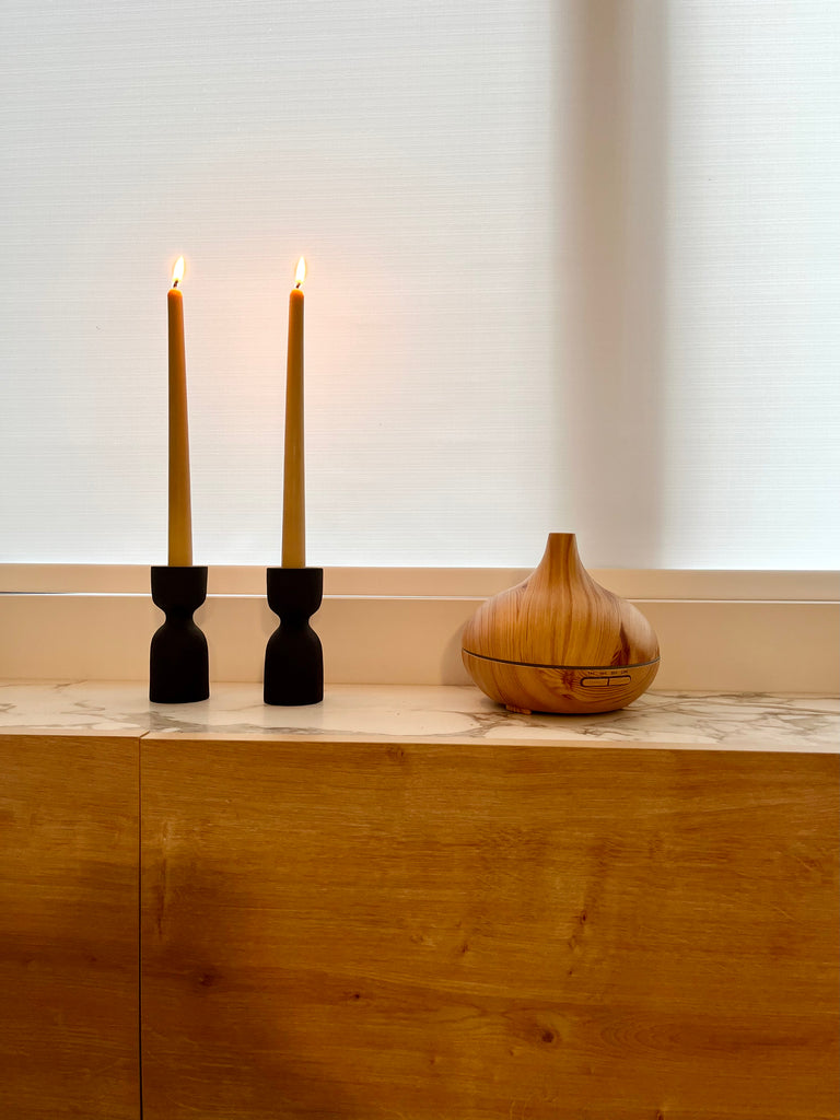 Ebony Candleholder Pairs (SALE 20% OFF)