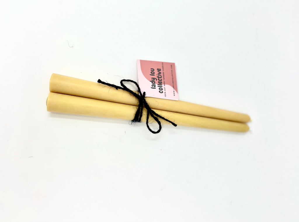 Aqua Soy Tapered Candle